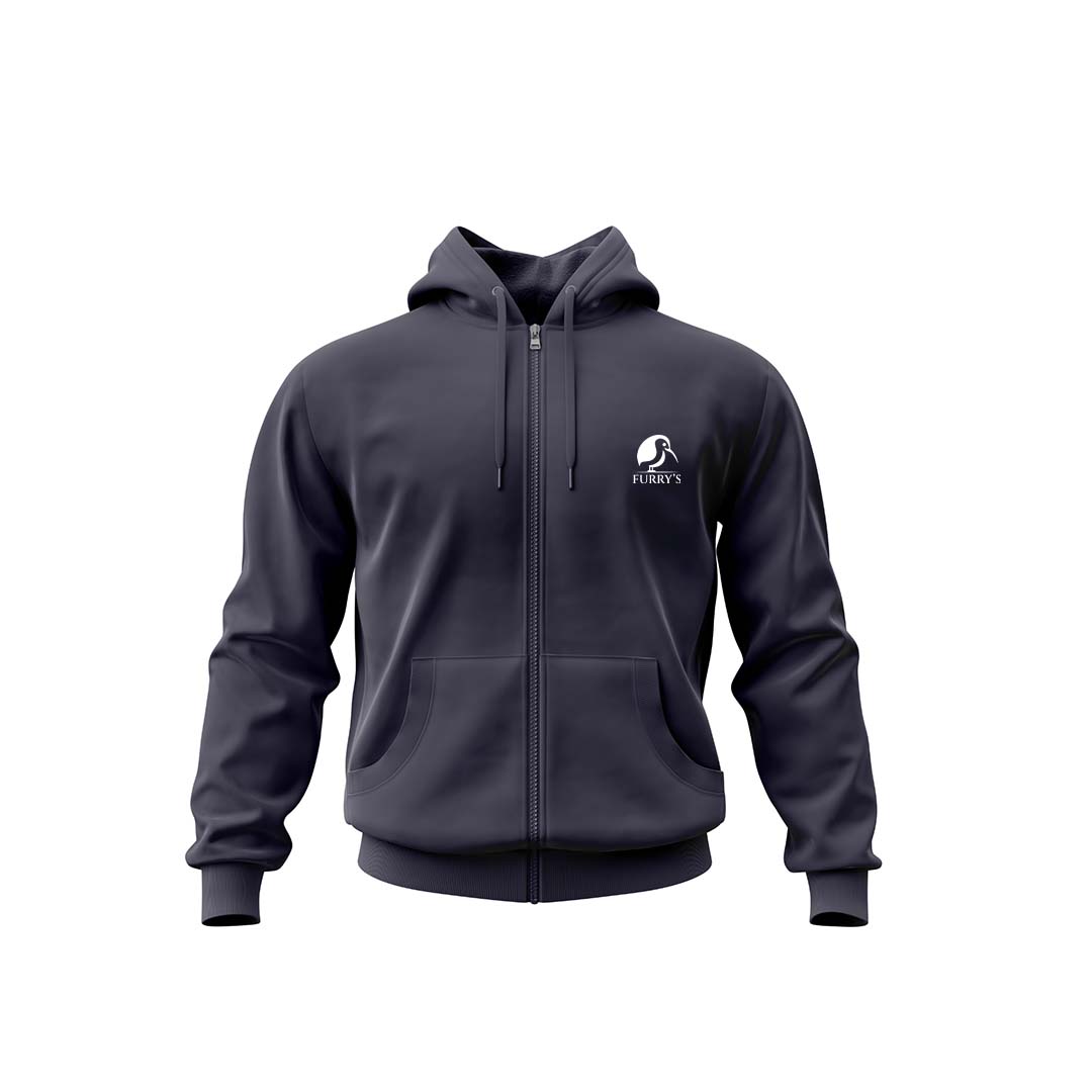 Furry Zipper Hoodies